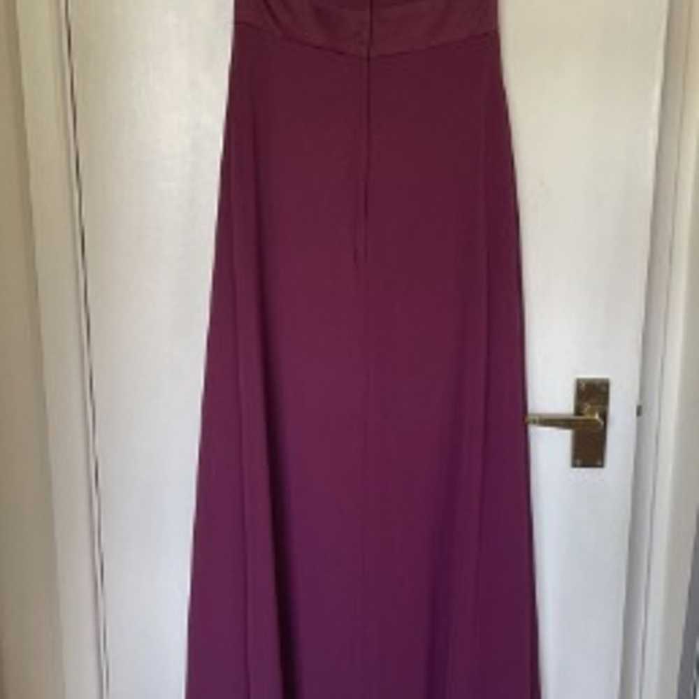 Alfred Algelo Bridesmaid Prom Ball Gown Purple Be… - image 3