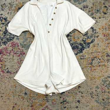 Princess Polly Romper - Kegan Romper in White