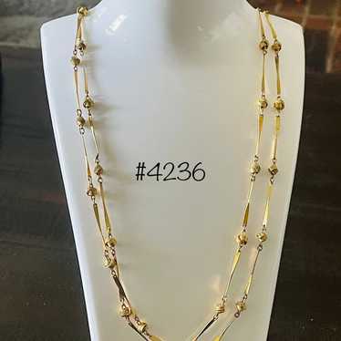 Vendome RARE 52” Love Knot Necklace #4236 - image 1