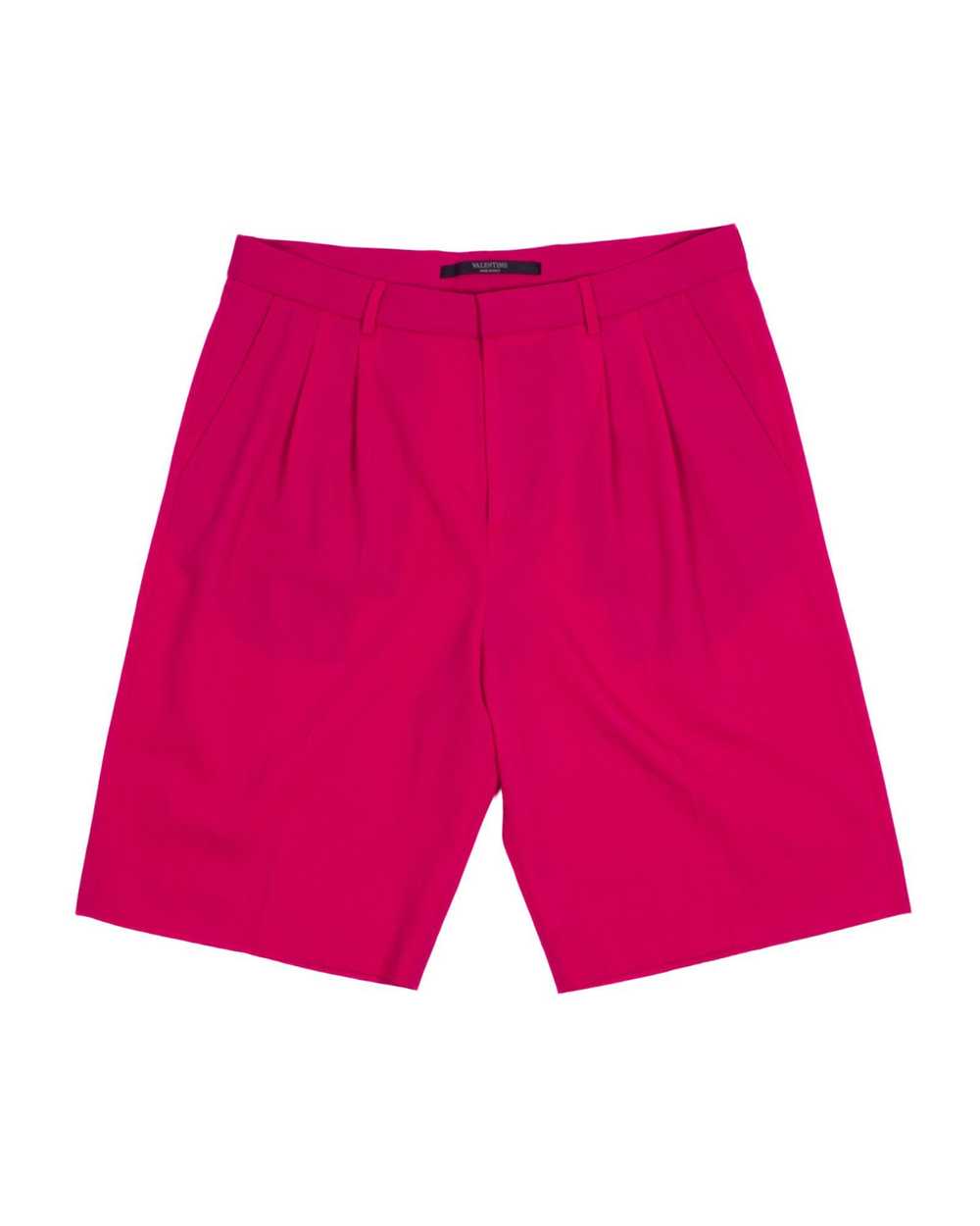 Valentino VALENTINO HOT PINK BERMUDA SHORTS - image 1