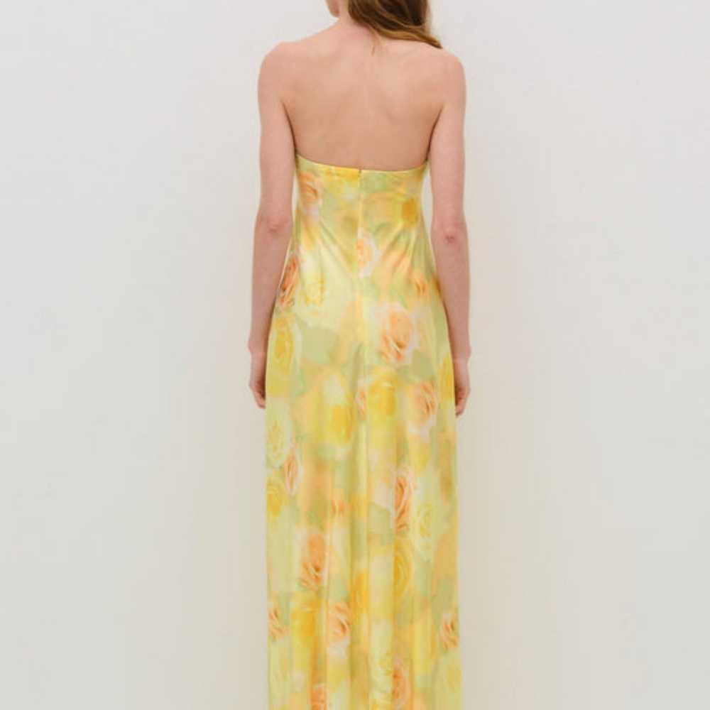 For Love & Lemons Medium Carla Strapless Maxi Dre… - image 2