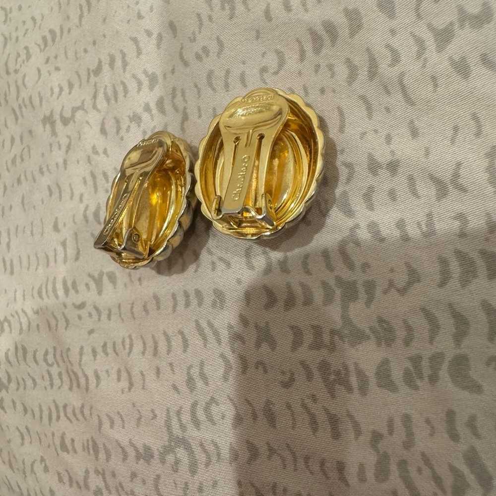 Vintage Christian Dior clip on earrings - image 3