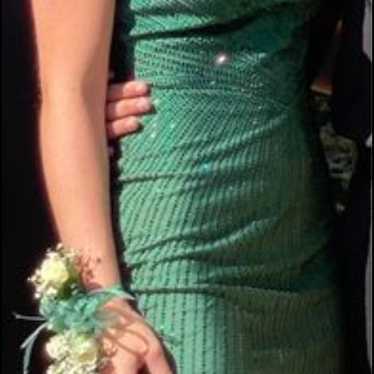 8 Sherri Hill Emerald Green formal dress - image 1