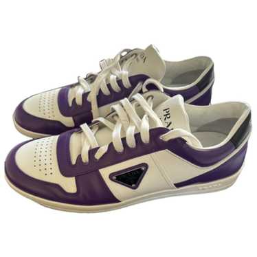 Prada Leather low trainers