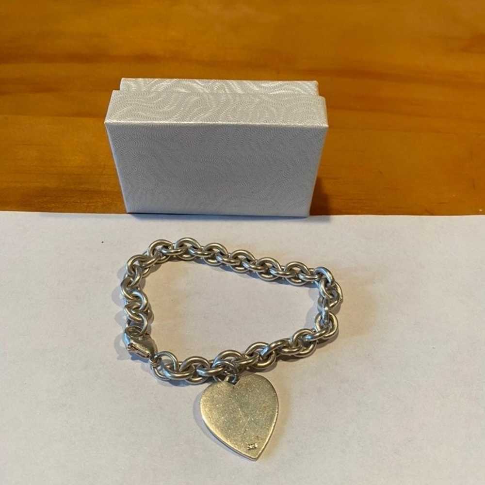 Vintage Sterling SilverHeart Braclet,Box - image 1