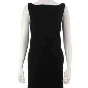 BARNEYS NEW YORK Black Sleeveless Angora Wool Dre… - image 1