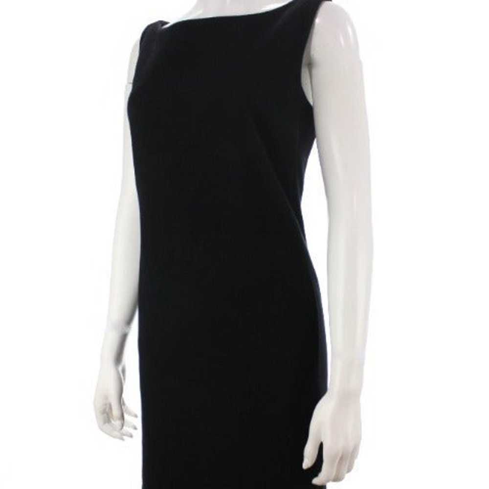 BARNEYS NEW YORK Black Sleeveless Angora Wool Dre… - image 2