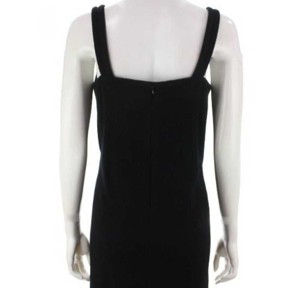 BARNEYS NEW YORK Black Sleeveless Angora Wool Dre… - image 3