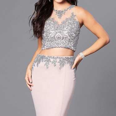 Formal Embellished Two Piece Gown