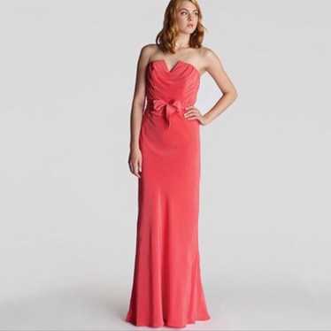 Ted Baker Cassii Strapless Silk Maxi Dress