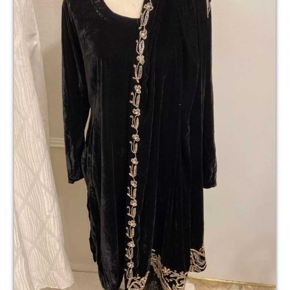 Pakistani Three Piece  Designer’s Velvet Dress.Sh… - image 1