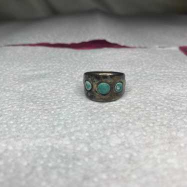 Vintage 925 turquoise Navajo ring