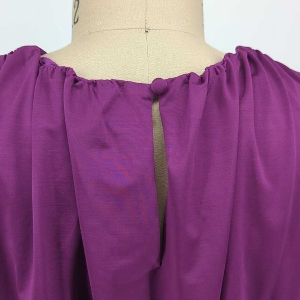 Veronica Bread Jersey Knit Ruched Mini Dress Purp… - image 5