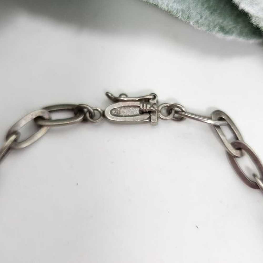 BOMA Vintage Sterling Silver Link Charm Bracelet - image 6