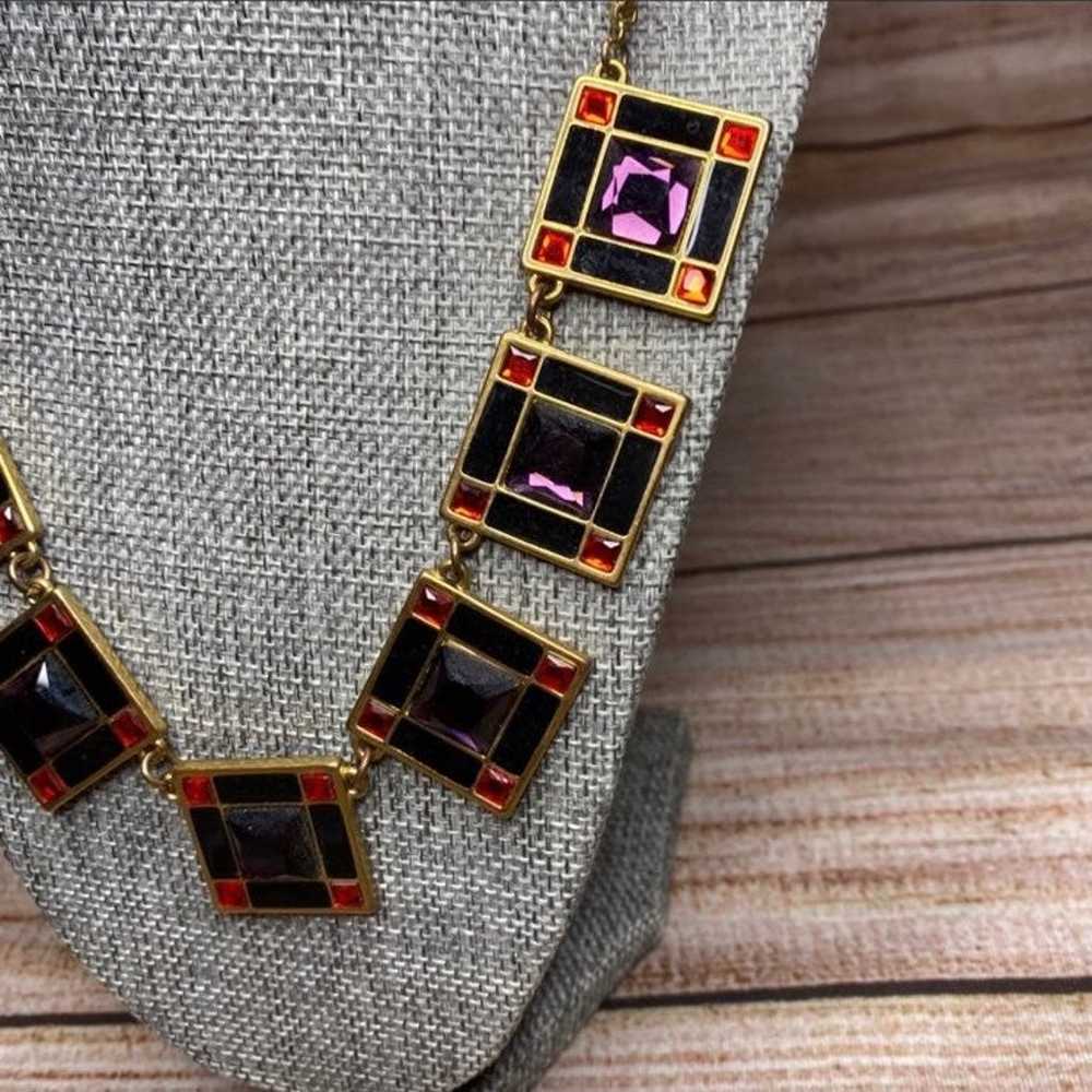 KSNY “Lewitt Square” VINTAGE Necklace - image 3