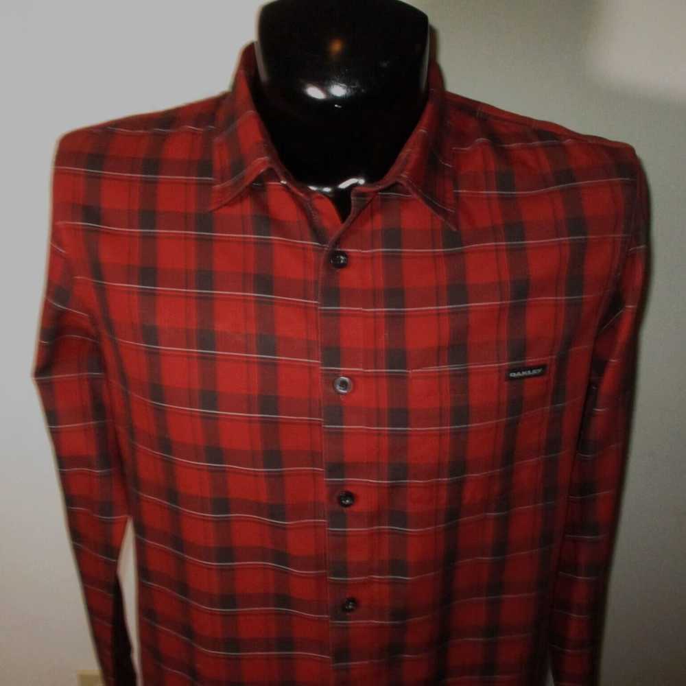 Oakley Burgundy Long Sleeve Shirt for Men by OAKL… - image 2