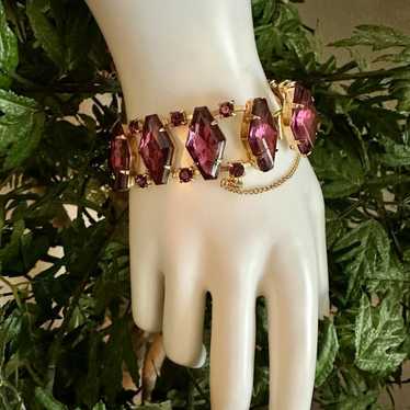 VINTAGE AMETHYST  Bracelet STUNNING~ KRAMER