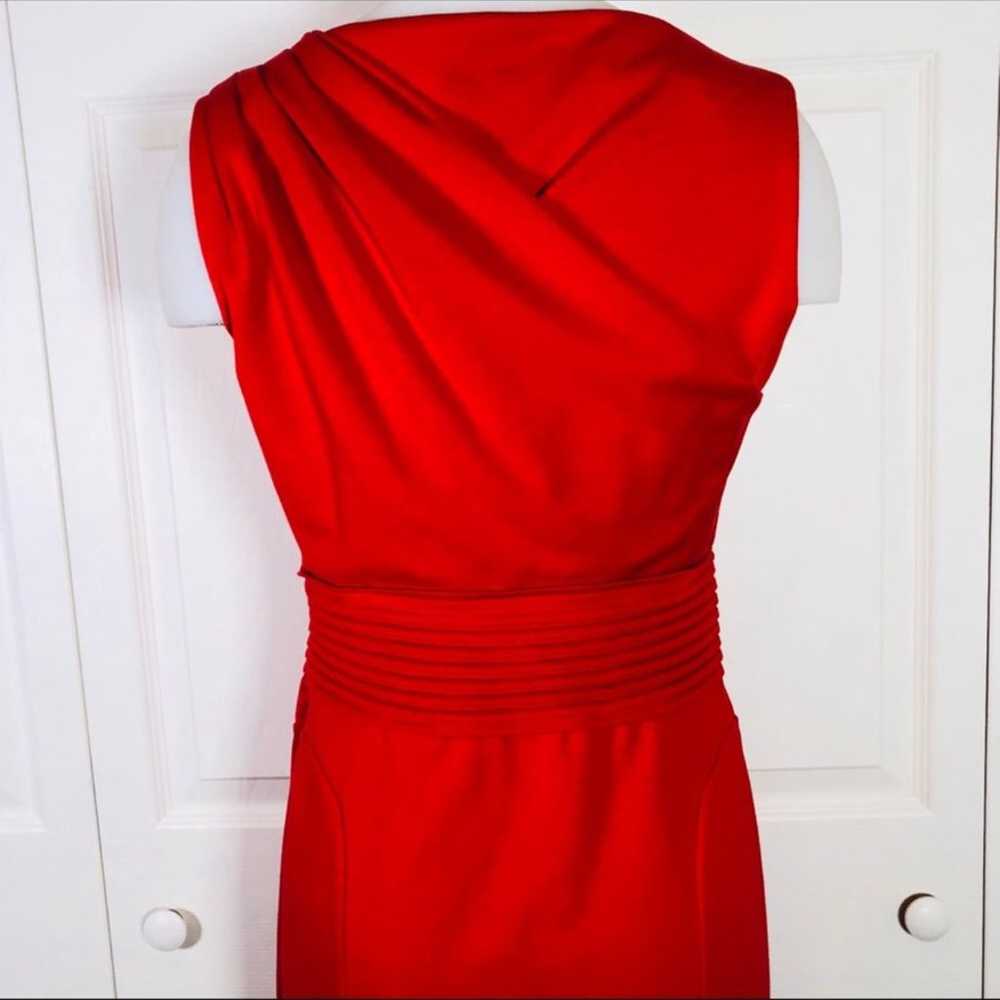 catherine malandrino Red Pintuck Dress - image 5