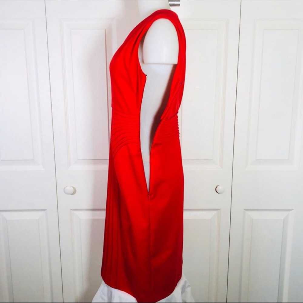 catherine malandrino Red Pintuck Dress - image 7