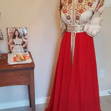 Moroccan caftan dress abaya ( tekchita) for speci… - image 1