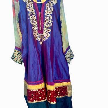 Beautiful Indian Dress Embroidery Colorful Boho