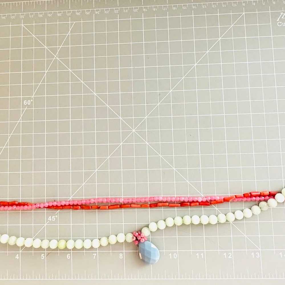 Vintage Coral Bead Necklace - image 10