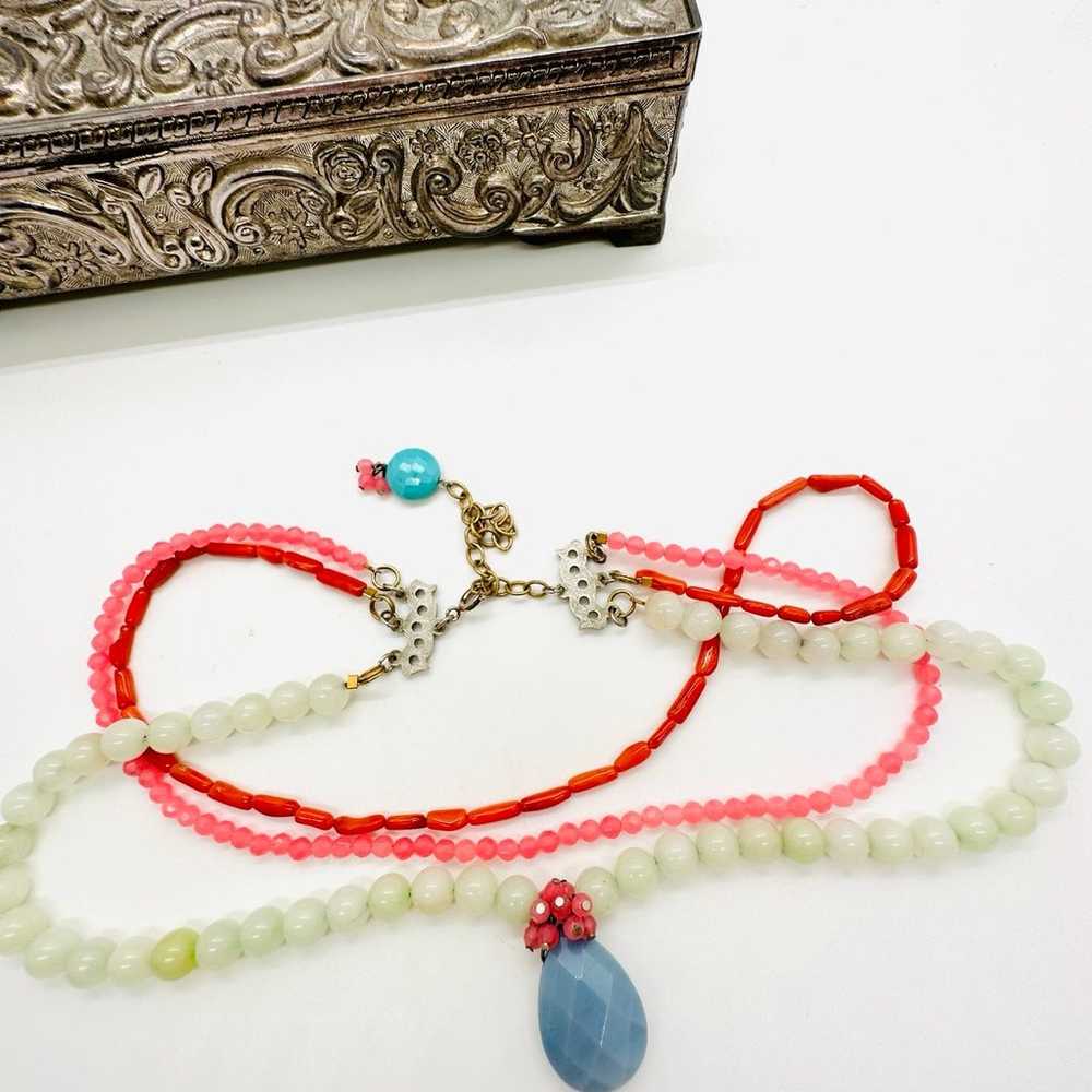 Vintage Coral Bead Necklace - image 11