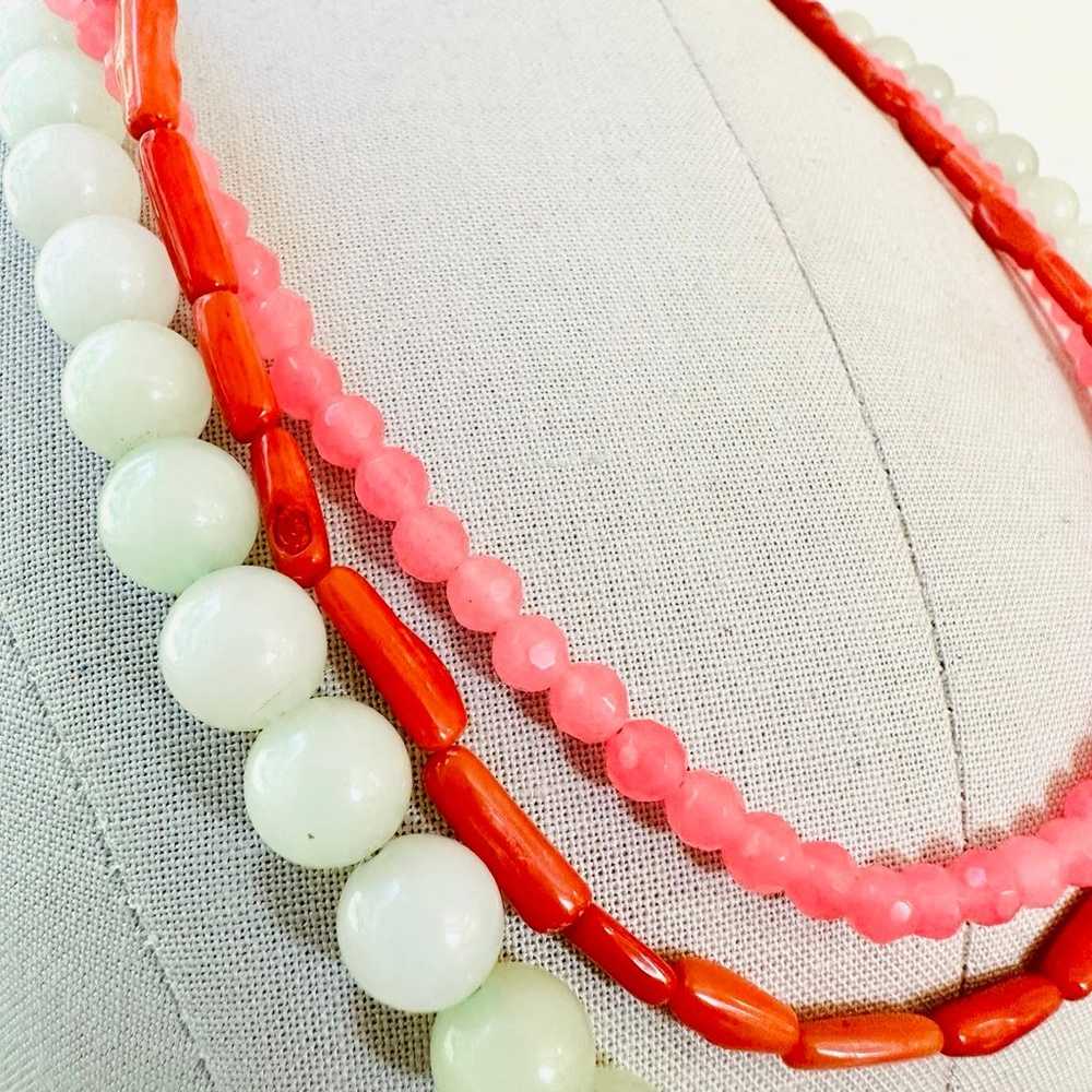 Vintage Coral Bead Necklace - image 12