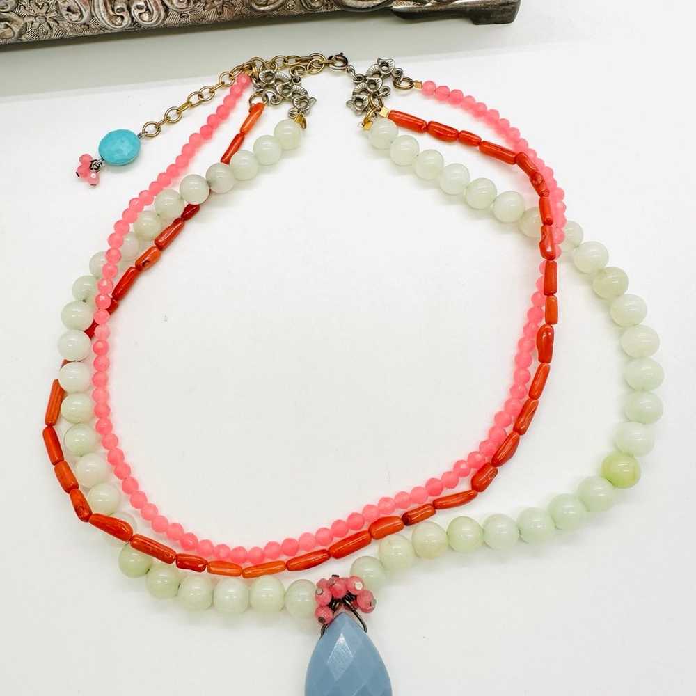 Vintage Coral Bead Necklace - image 9