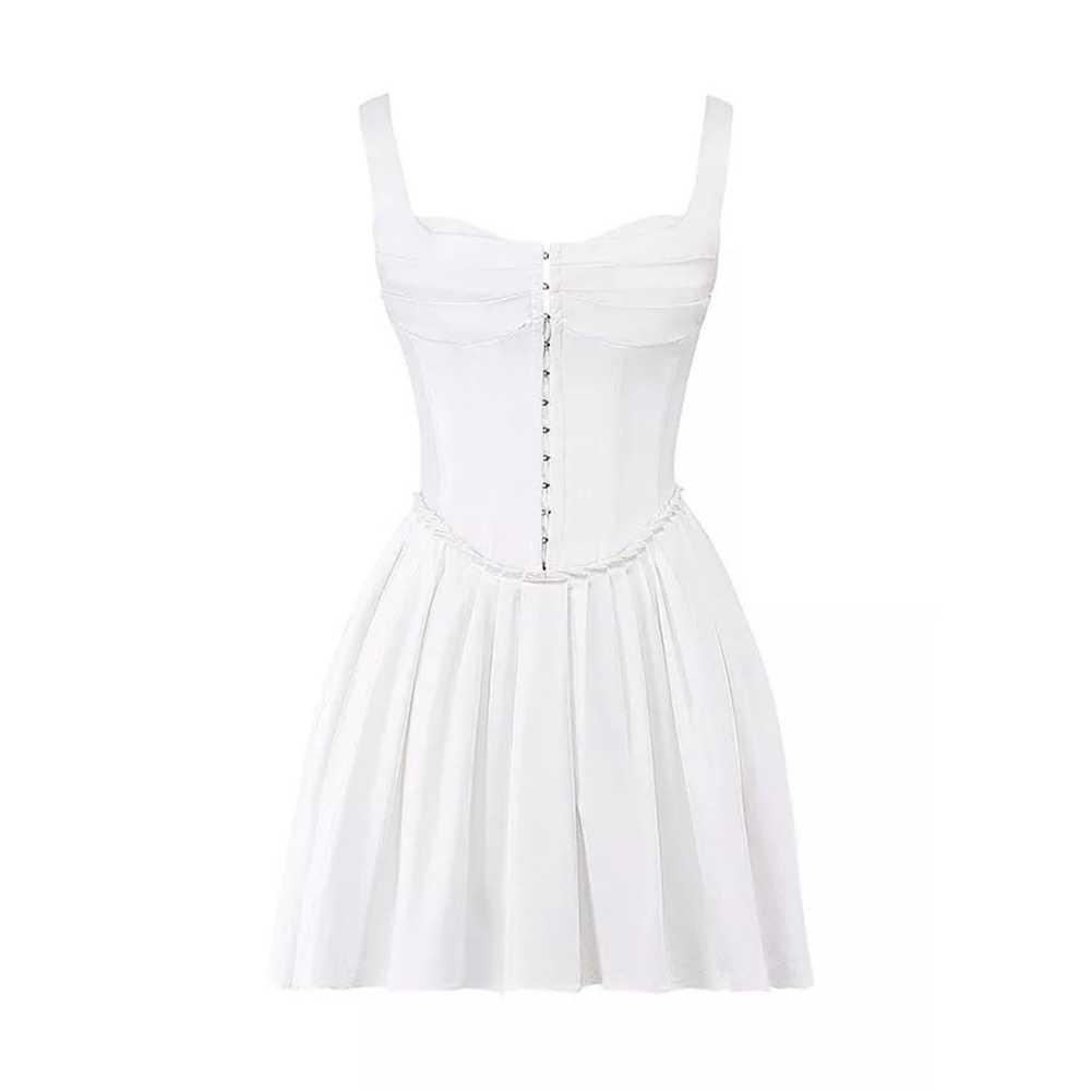 CUPID Small Regular cup
WHITE PLEATED MINI DRESS
… - image 5