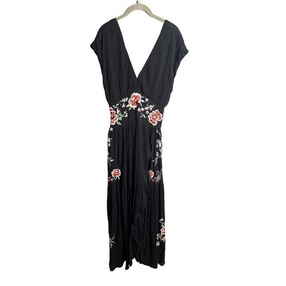 NEW Free People Abbey Wrap Dress Sz Small Black F… - image 3