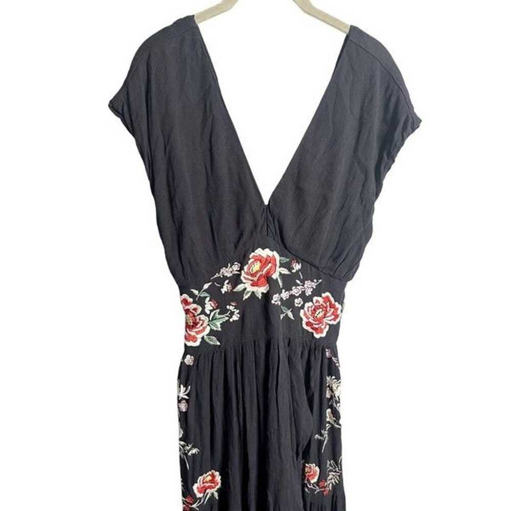 NEW Free People Abbey Wrap Dress Sz Small Black F… - image 4