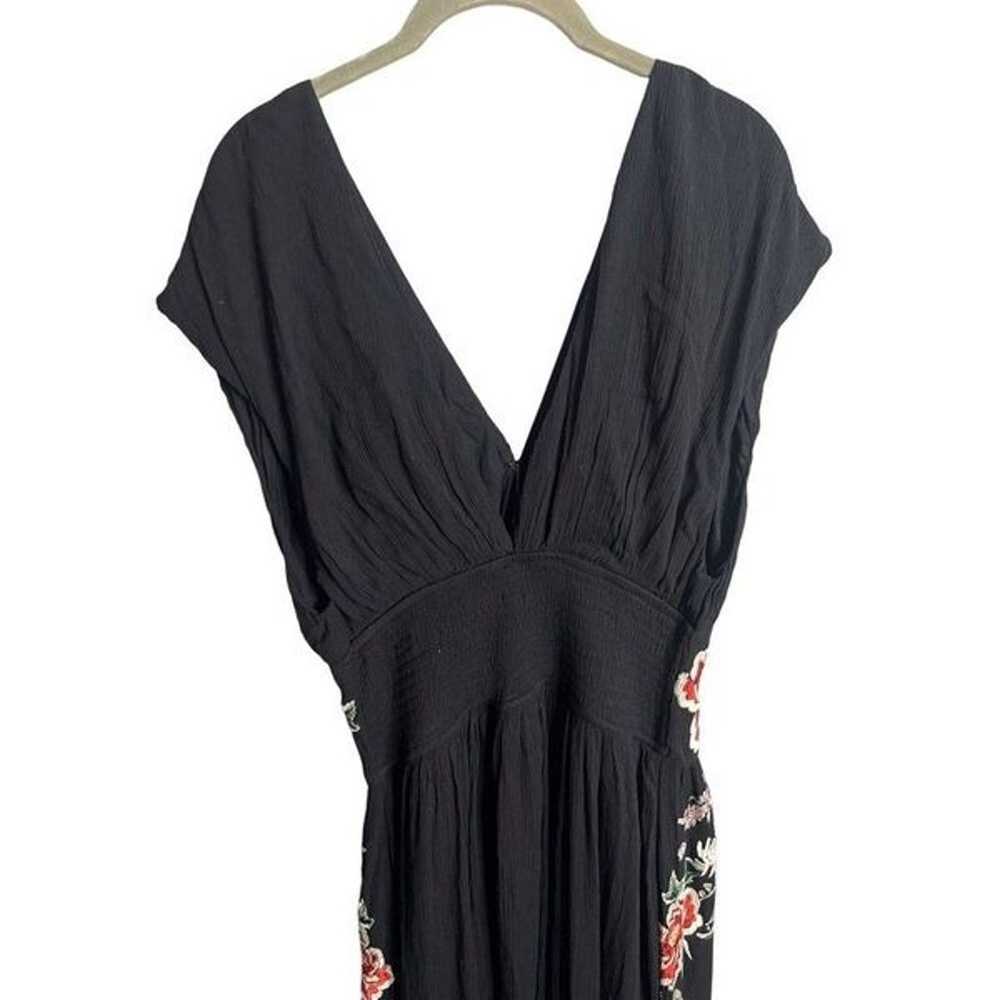 NEW Free People Abbey Wrap Dress Sz Small Black F… - image 5