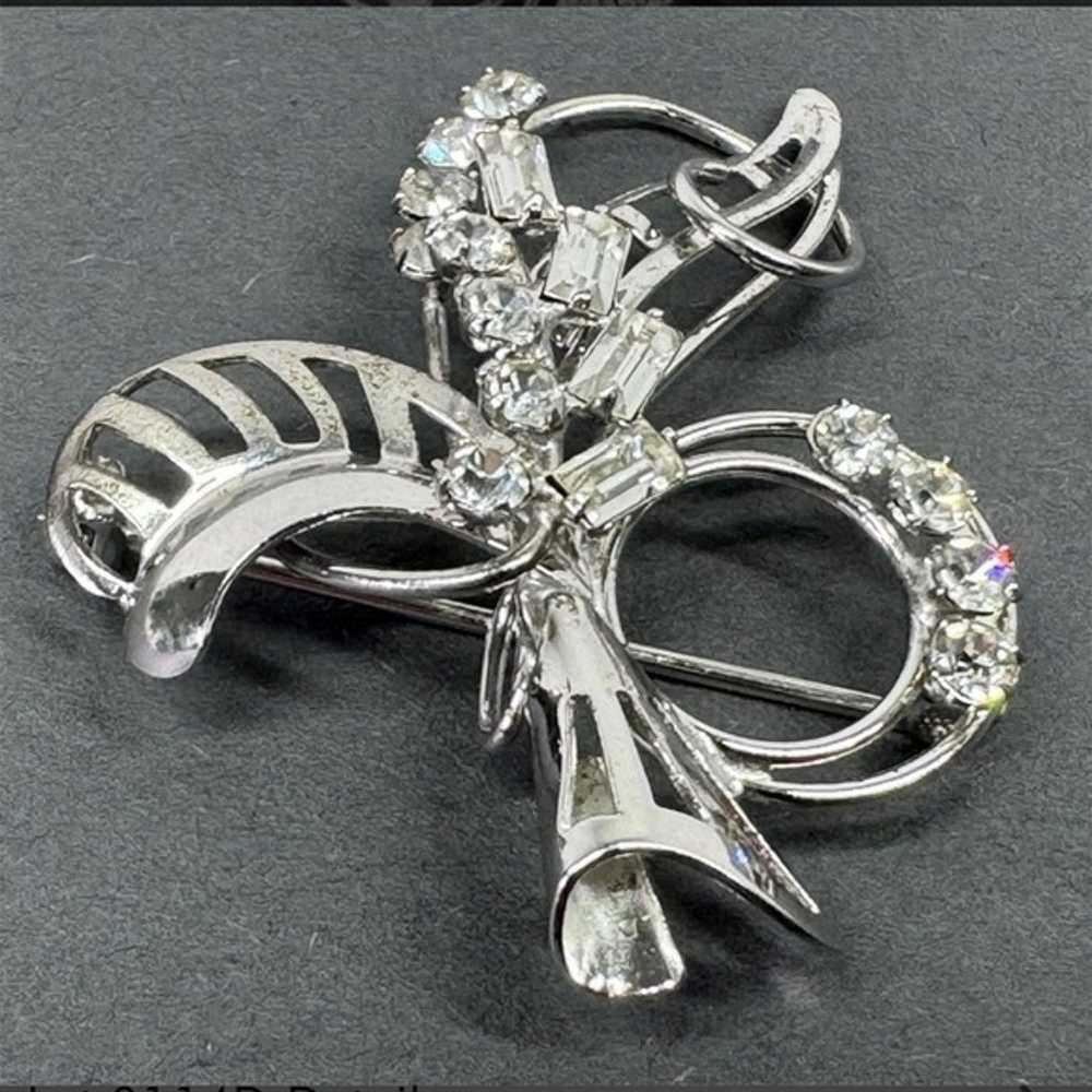 Vintage Carl Art sterling silver crystal bouquet … - image 11