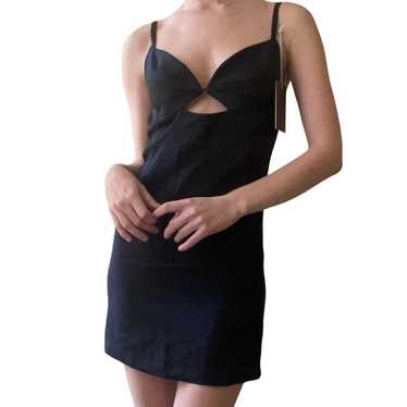 Artless forever SILK CORSET DRESS - BLACK