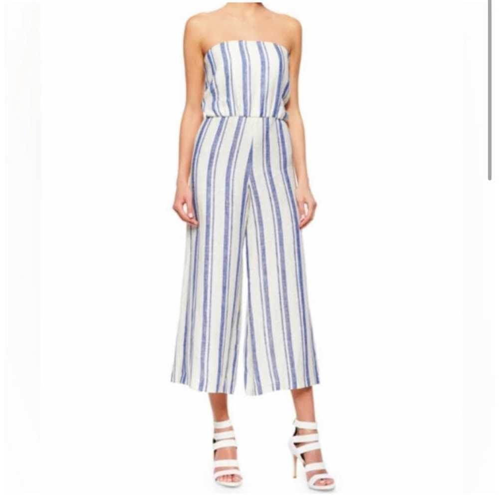 ALICE + OLIVIA STRIPED JUMPSUIT SMALL - image 2