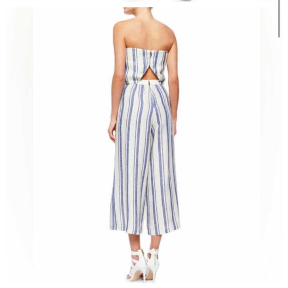 ALICE + OLIVIA STRIPED JUMPSUIT SMALL - image 3