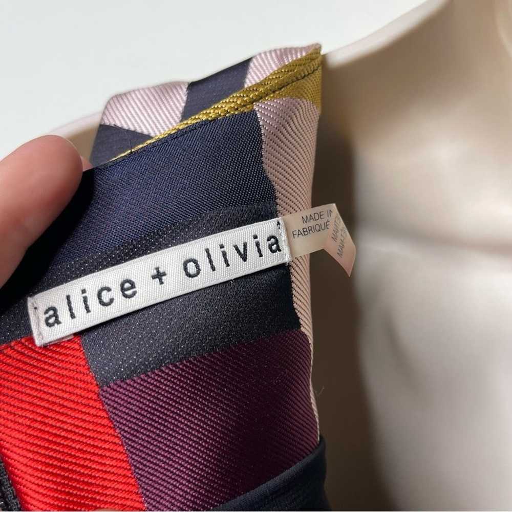 Alice + Olive Clyde Painted Grid Aline Shift Dres… - image 8