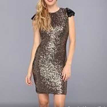 Badgley Mischka sequin Cocktail Dress