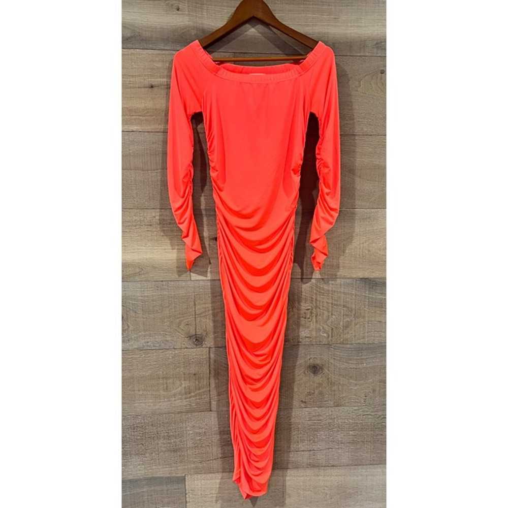 NWOT L'AGENCE Kamali Ruched Off-Shoulder Dress SI… - image 4