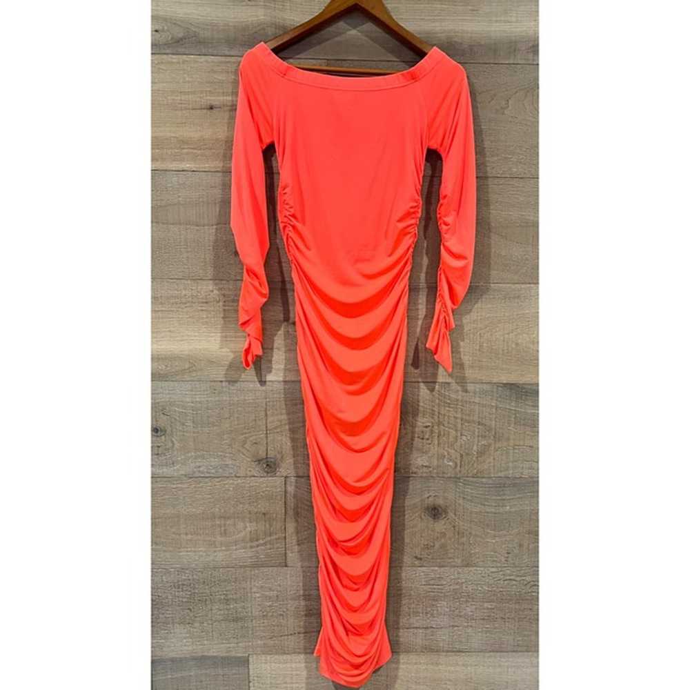 NWOT L'AGENCE Kamali Ruched Off-Shoulder Dress SI… - image 7