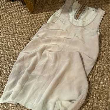 M. Patmos 100% Silk Double Layered Flowy Dress