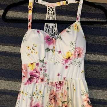 Floral Dress With Built In Bra - image 1