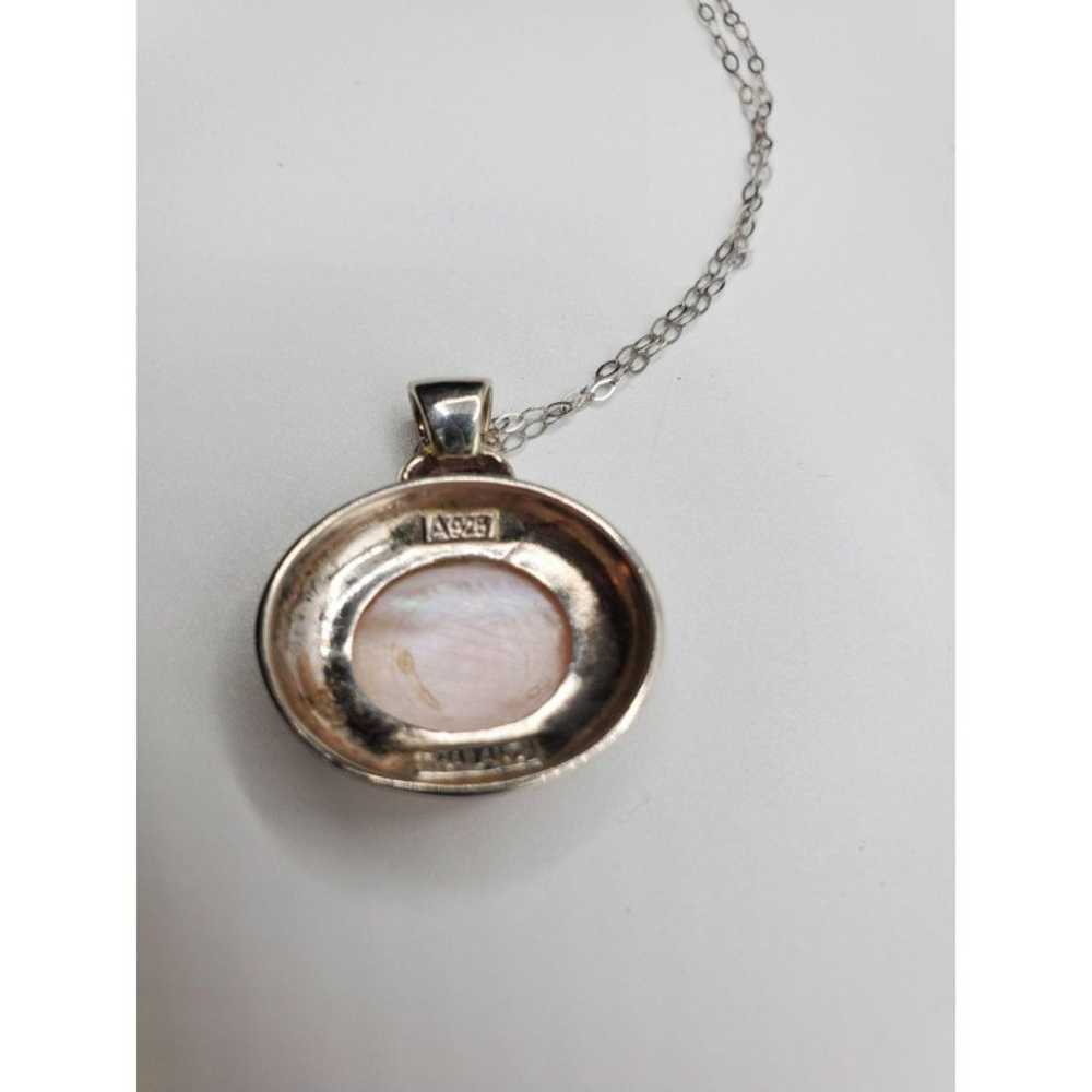 Sterling silver mother of pearl neckless - image 8