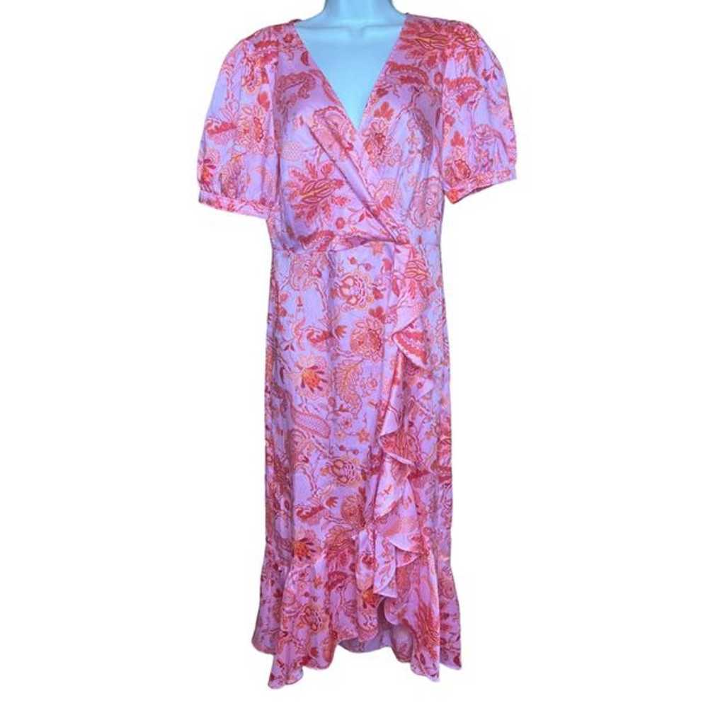 CINQ A SEPT Kay Faux Wrap Dress NWOT Size Small - image 5