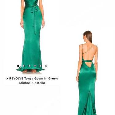 Revolve x Michael Costello Green Gown