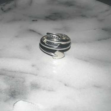 James Avery Arrow & Heart Ring Size 6 - image 1