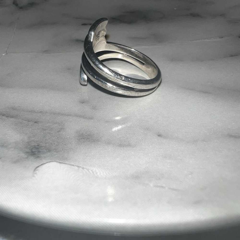 James Avery Arrow & Heart Ring Size 6 - image 4