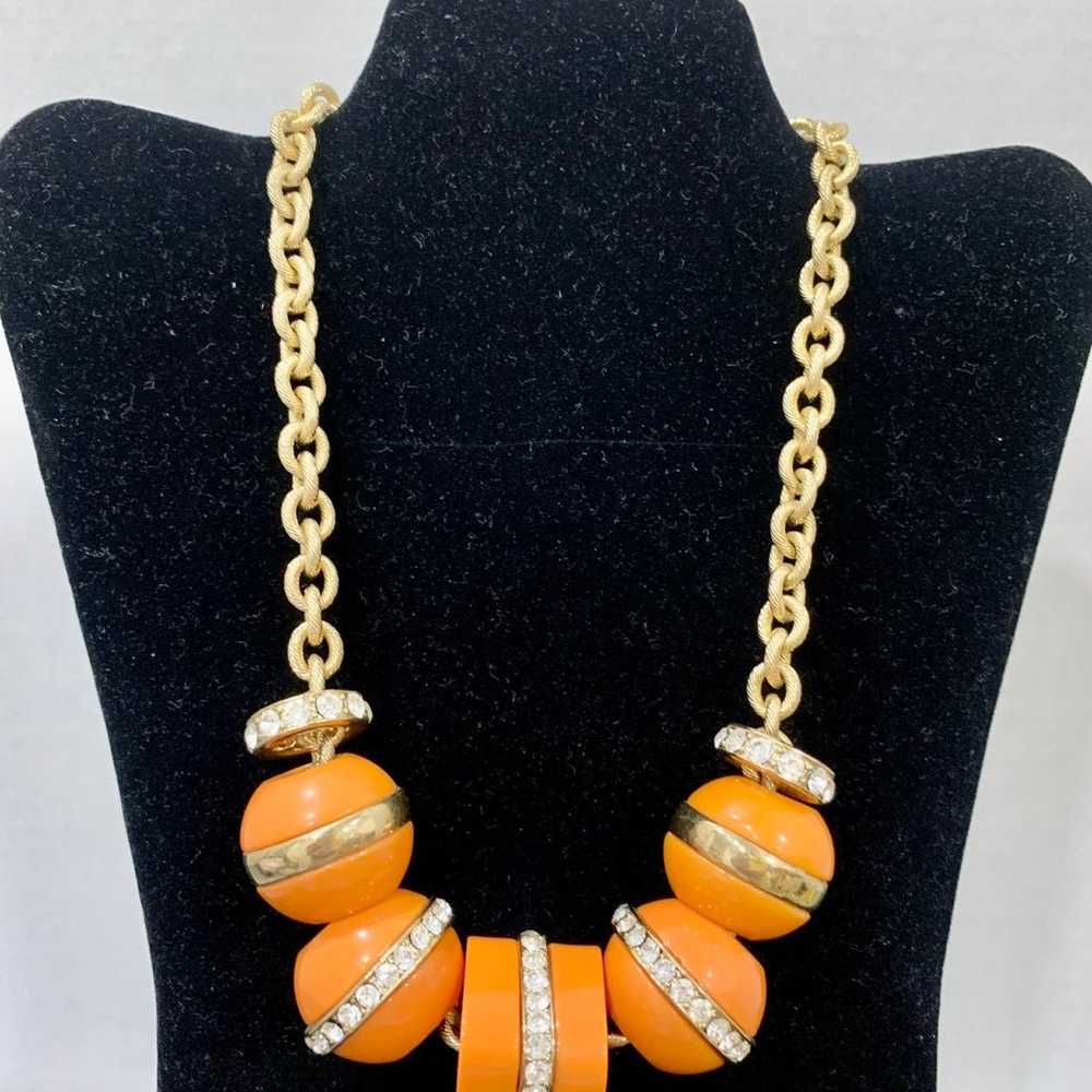 Mid Century Retro Lucite Necklace - image 2