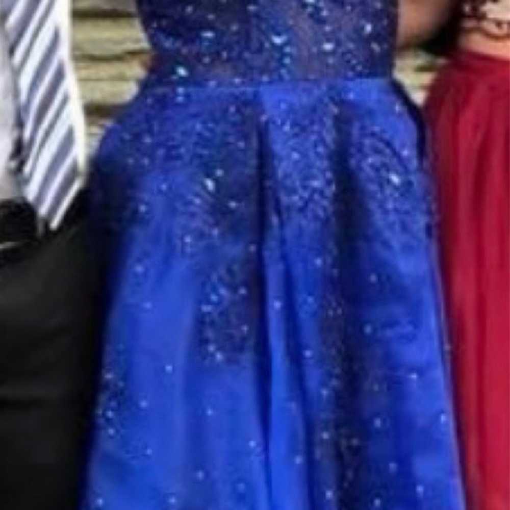 Royal Blue Homecoming Dress - image 3